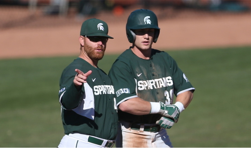 michigan state baseball jersey