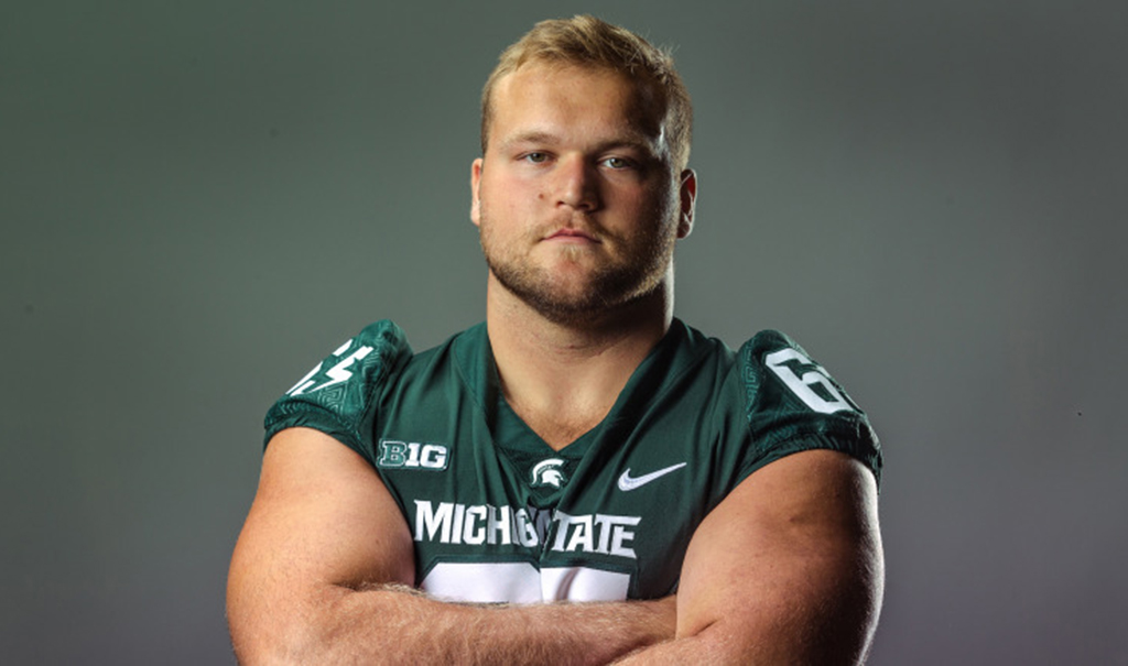 Brian Allen Tests at NFL Scouting Combine - Michigan State