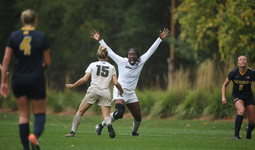 Spartan Soccer Tops Michigan Msutoday Michigan State University