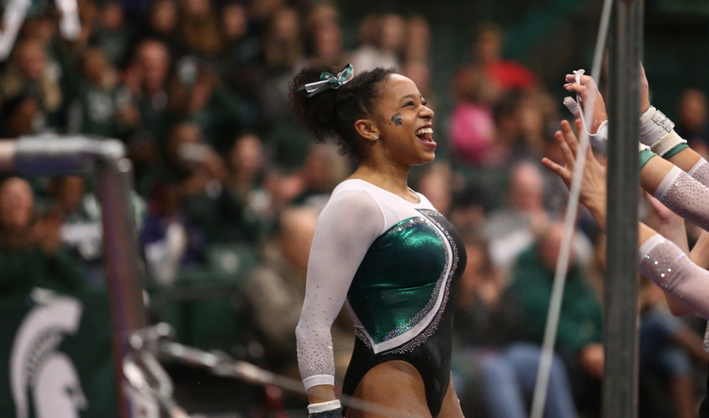 MSU Gymnastics shines Saturday at Meet the Spartans | MSUToday ...