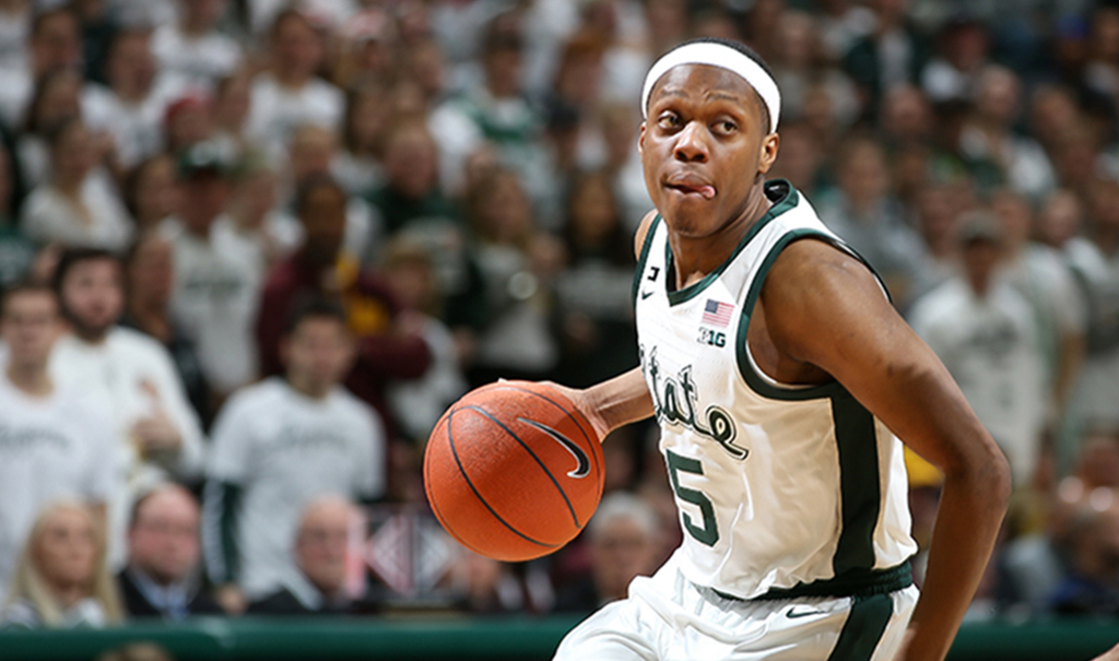 Winstons Big Second Half Leads Michigan State Past Michigan 77 70 Msutoday Michigan State 