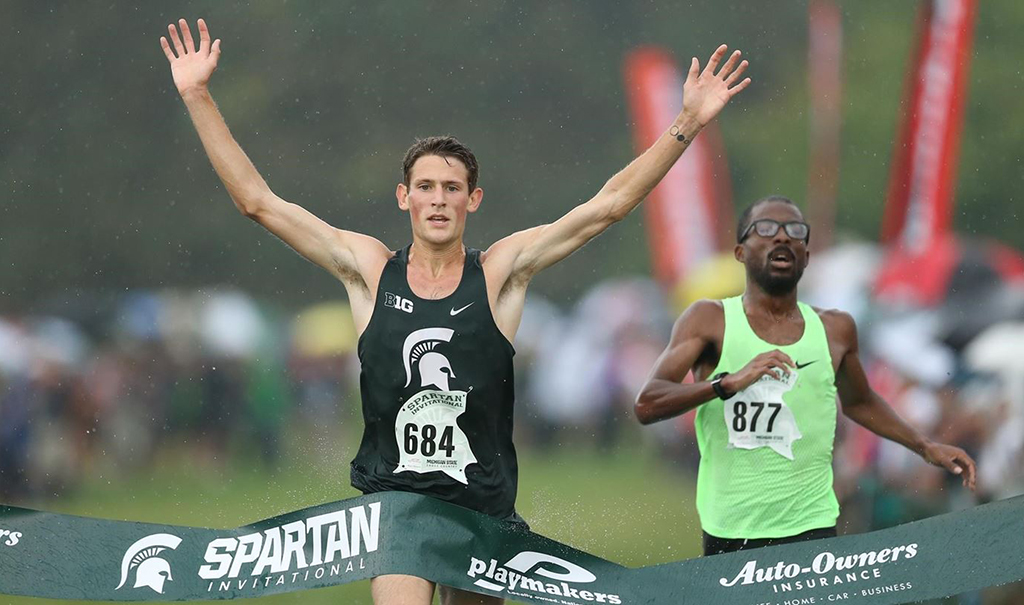 Spartan men’s and women’s cross country race to firstplace finishes at