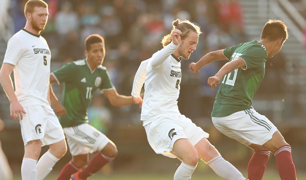 Michigan State Men S Soccer Concludes Spring Against U Mexican National Team Sunday Msutoday Michigan State University