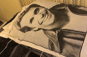 Fonzie on a pillowcase