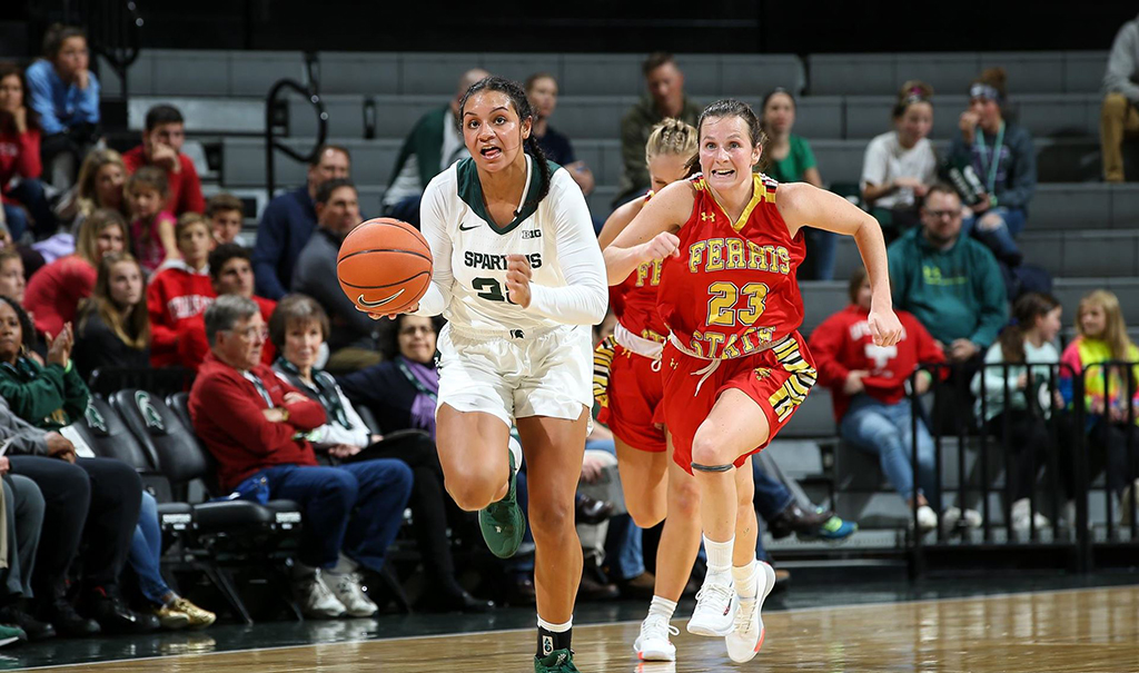 Moira Joiners Career High Guides Spartans To Road Win Over Rutgers Monday Msutoday Michigan