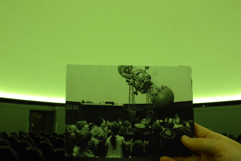 Abrams Planetarium then and now