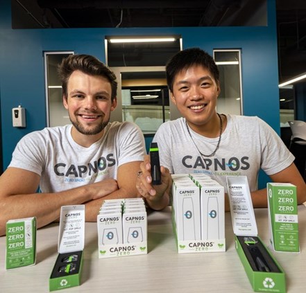 CAPNOS founders Jake Roach and Brendan Wang