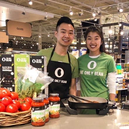 The Only Bean owners Brian Lai and Kristine Yang