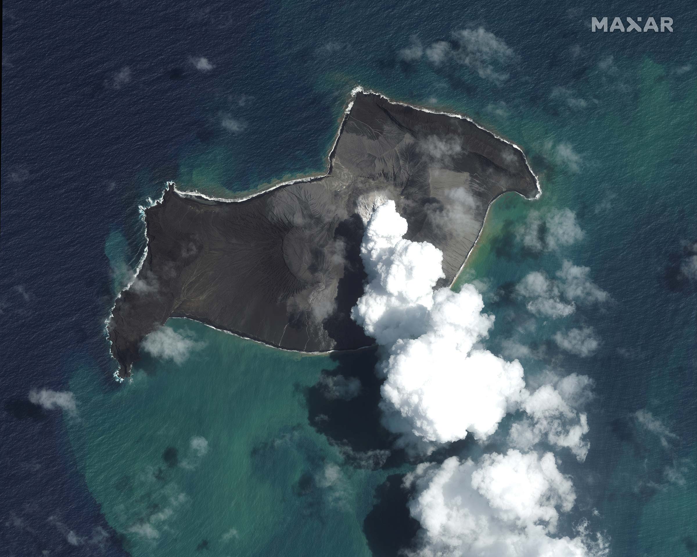 Tonga eruption Jan 6