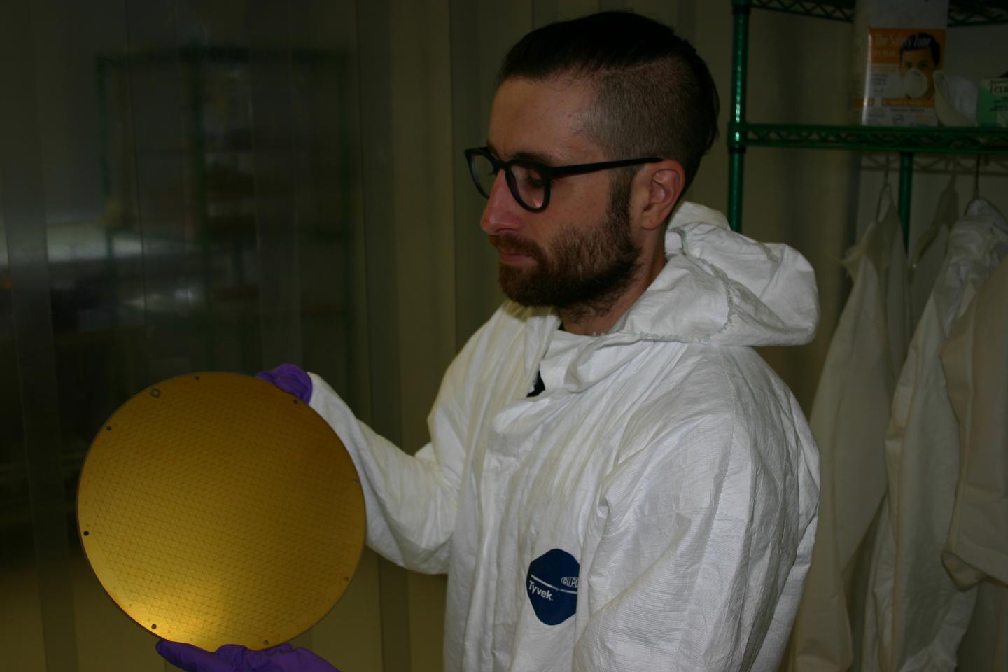 Yassid Ayyad holds the components used in the research team's 2019 experiments while serving as a physicist for detector systems at the National Institute of Superconducting Cyclotrons.Credit: National Institute of Superconducting Cyclotron