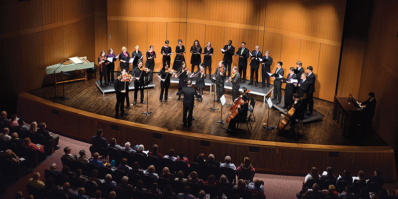 This first concert of the season for the West Circle Series will feature a variety of performances that range from solo harpsichord to organ concerto and choir with orchestra. Photo by Harley Seeley.