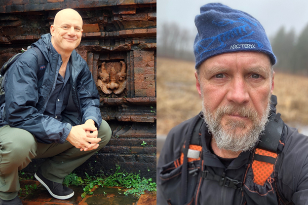 MSU Anthropology Drs. Wrobel (left) and Hefner (right) recently published research in the Journal of Archaeological Science.