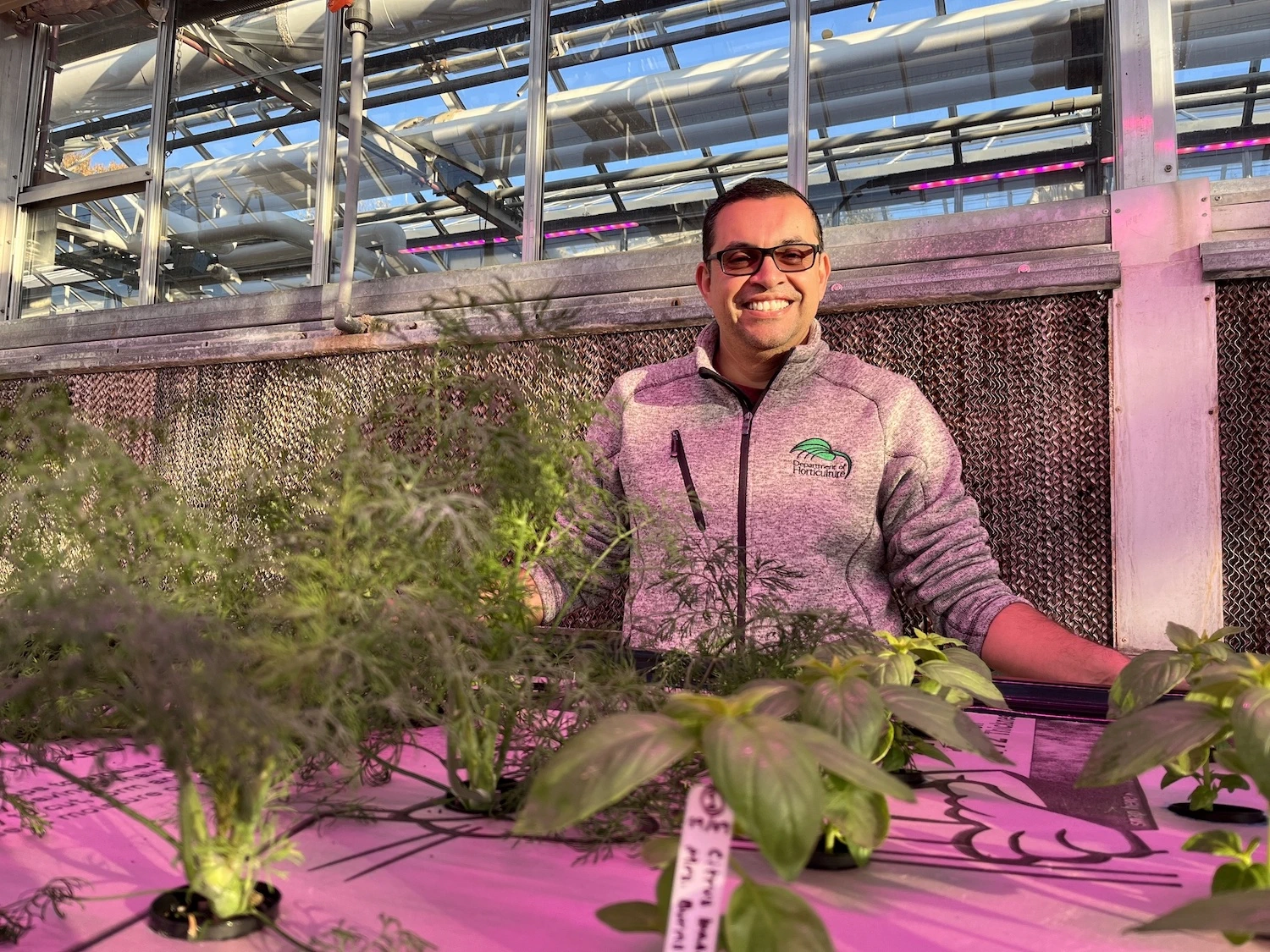 Roberto Lopez, an associate professor in the MSU Department of Horticulture, leads a new $3.4 million USDA-funded research project. Photo courtesy of Roberto Lopez.