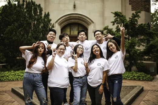 Hmong American Student Association group photo