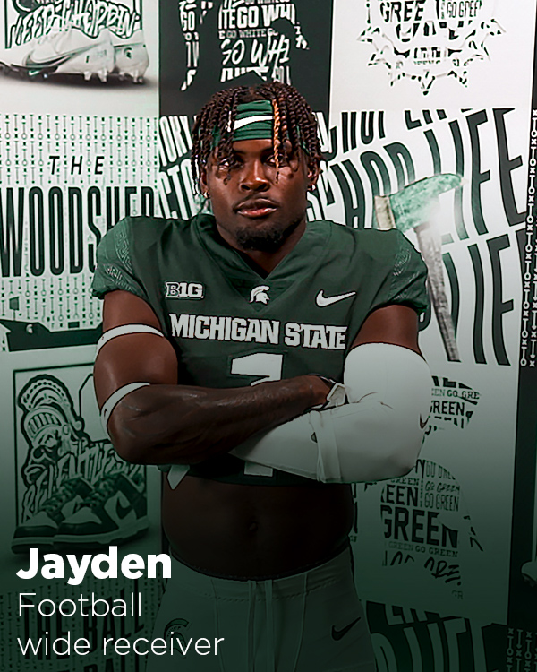 Jayden, Football wide receiver