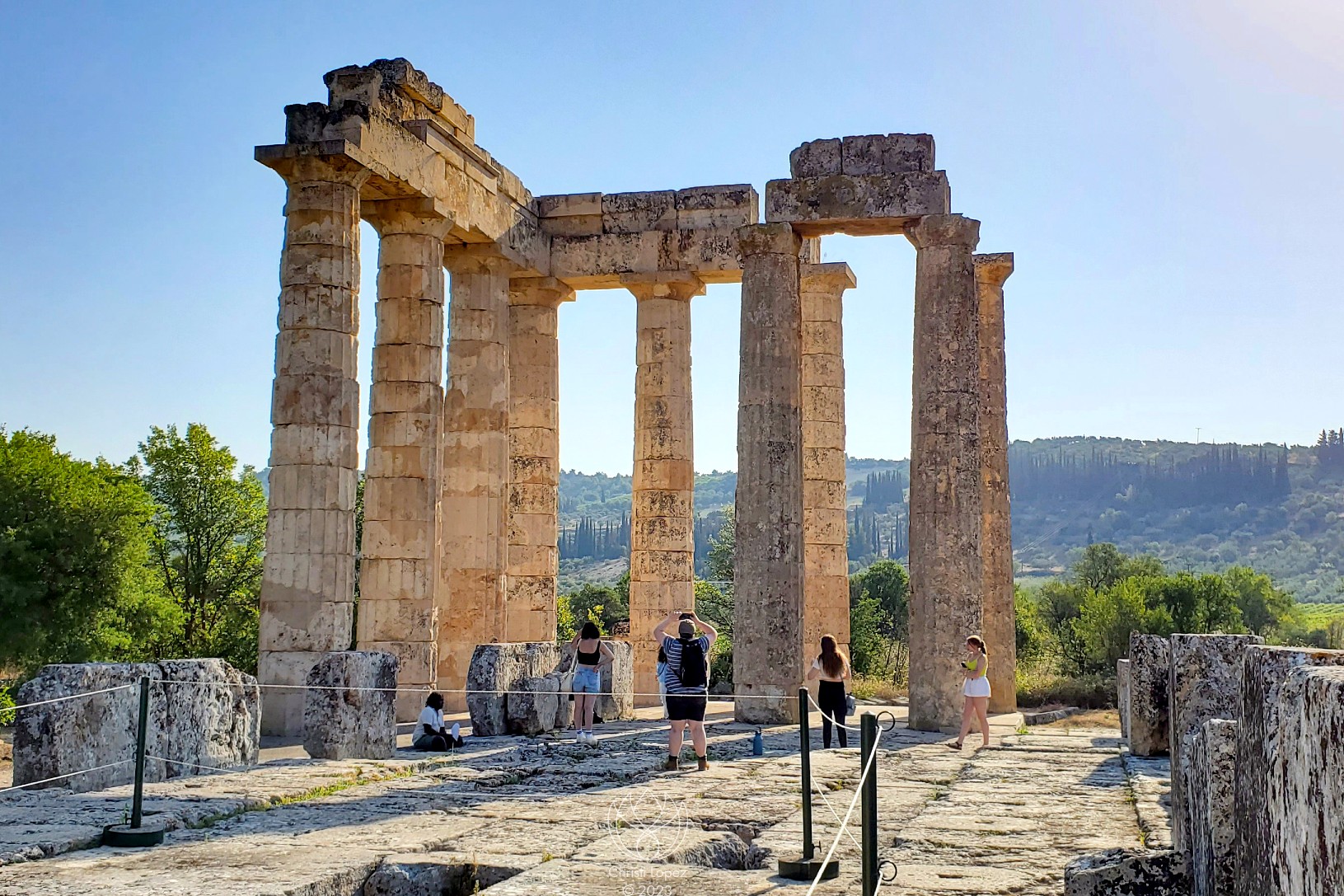 Students in the Ceramic Arts in Greece Study Abroad had the opportunity to explore ancient ruins.