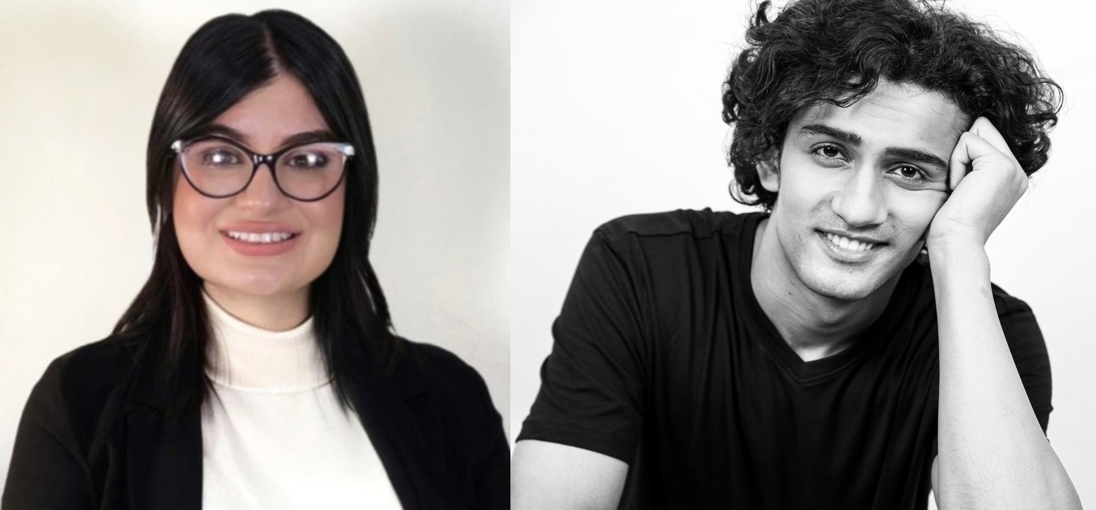 From left to right: Maddie Shlaimoon and Tushar Thakur, recipients of the Go for the Green Paul Pradel Financial Literacy Ambassador Scholarship. Photos courtesy of Maddie Shlaimoon and Tushar Thakur, respectively.