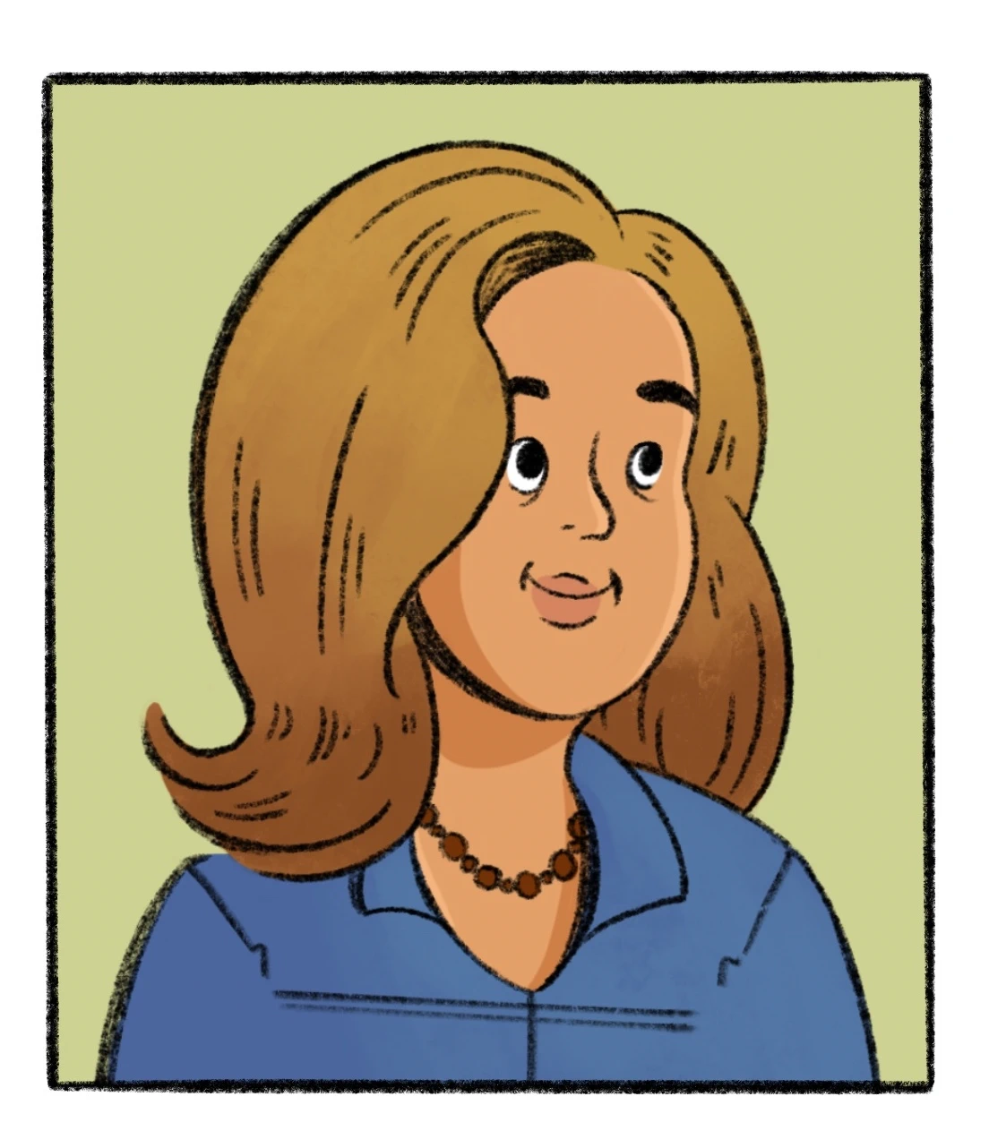 An illustrated portrait of Consuelo Morales