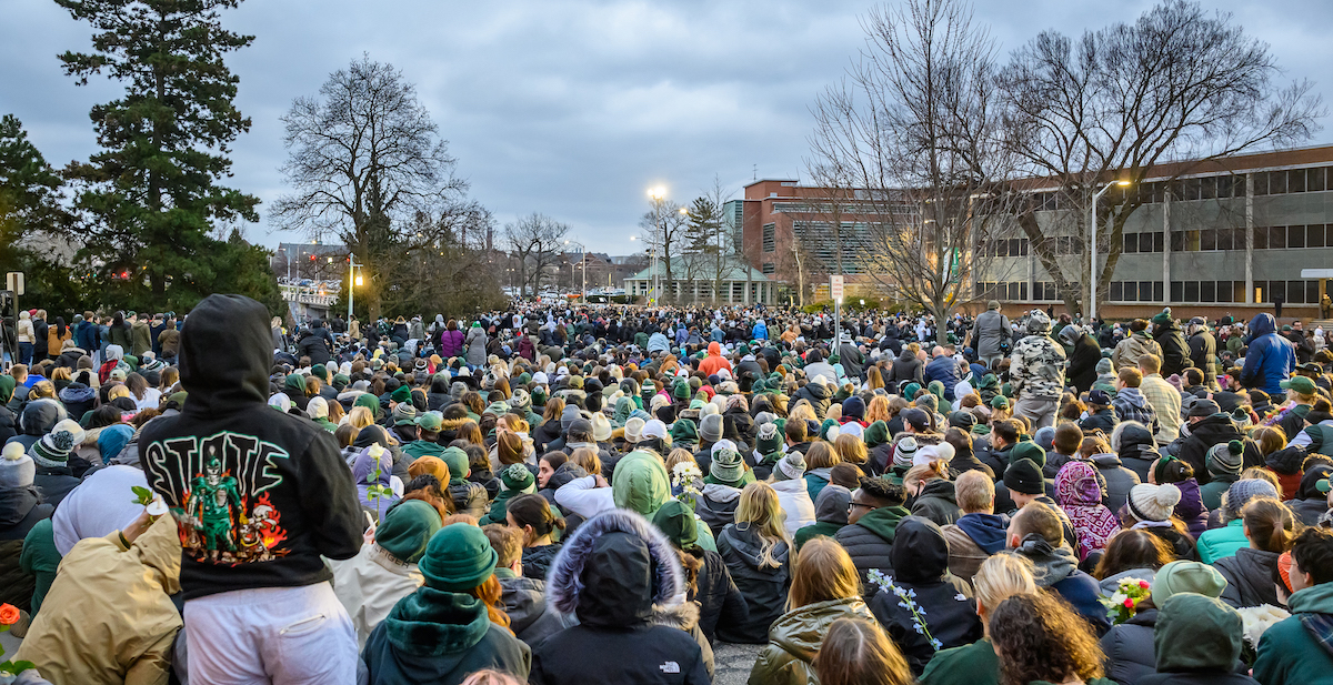 MSU Community Gathers For Vigil On Campus | MSUToday | Michigan State ...