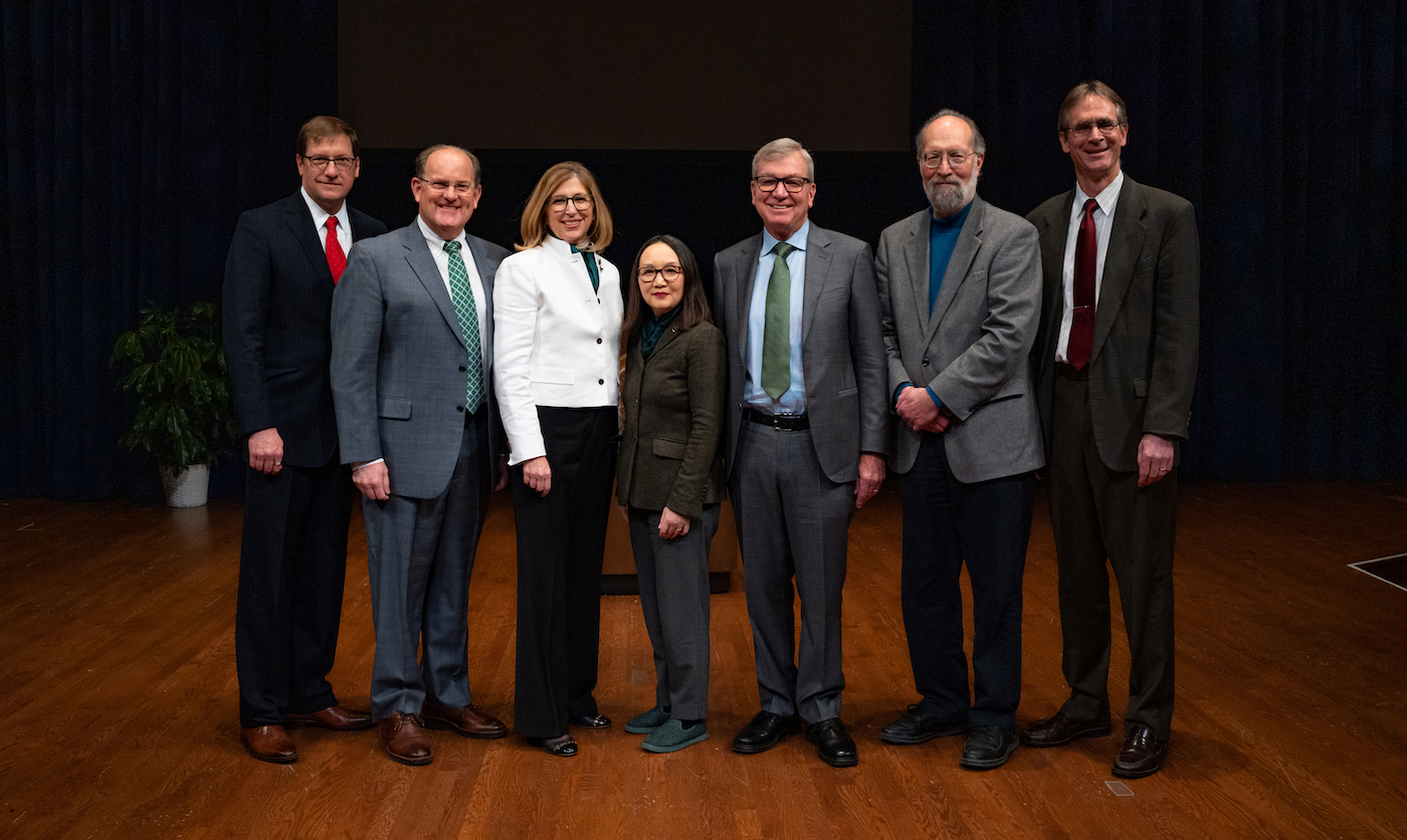 Members of the MSU Foundation with MSU administration
