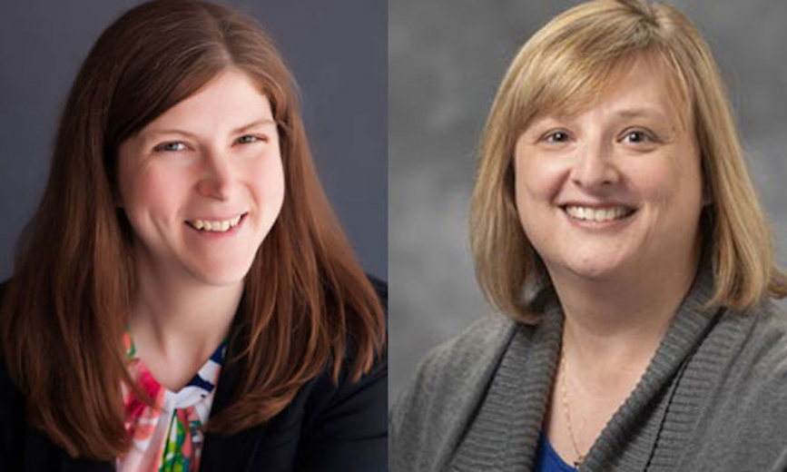Sarah Comstock, associate professor in the Department of Food Science and Human Nutrition at MSU, and Andrea Cassidy-Bushrow, epidemiologist and senior scientist in the Department of Public Health Sciences at Henry Ford Health