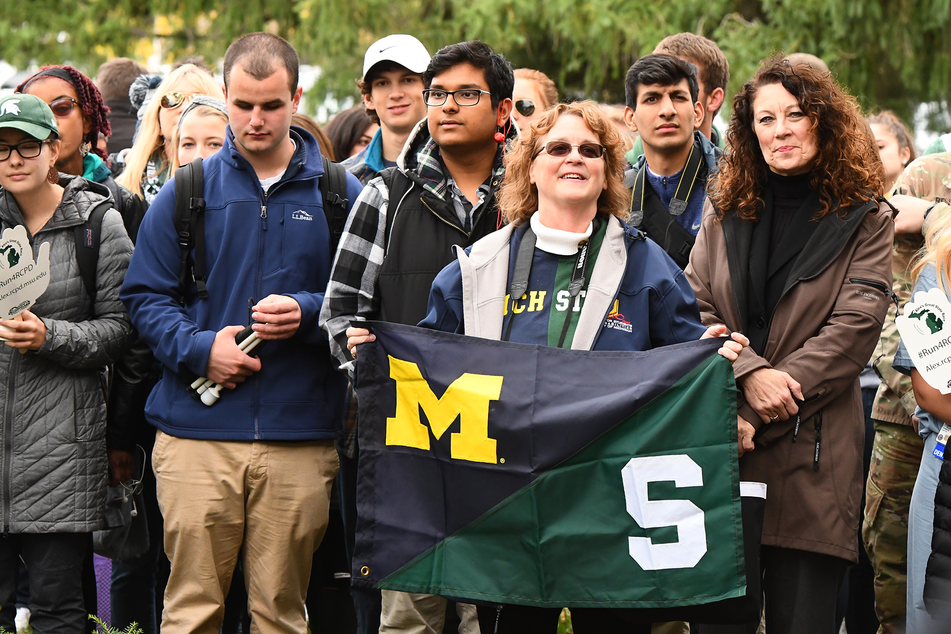 A group of spectators watch The Great State Race in 2018. Courtesy photo.