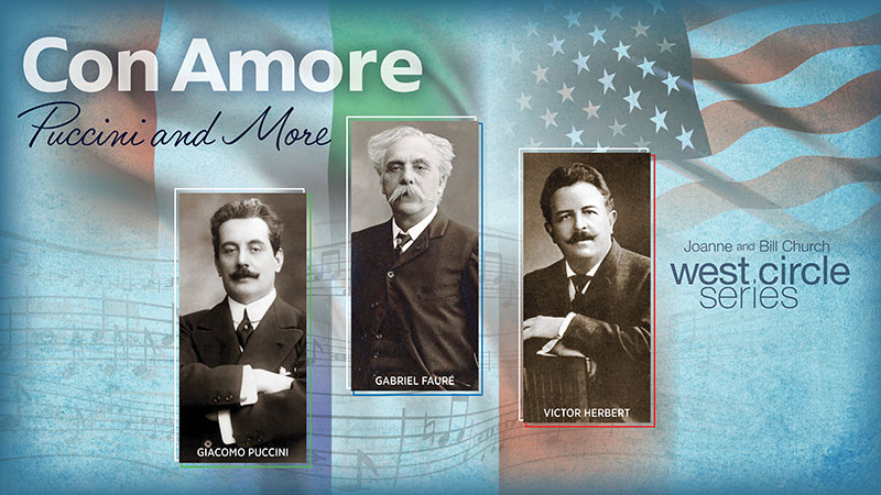 The final West Circle Series concert of the season will highlight the MSU College of Music’s Vocal Arts area with works by composers Giacomo Puccini, Gabriel Fauré, and Victory Herbert.