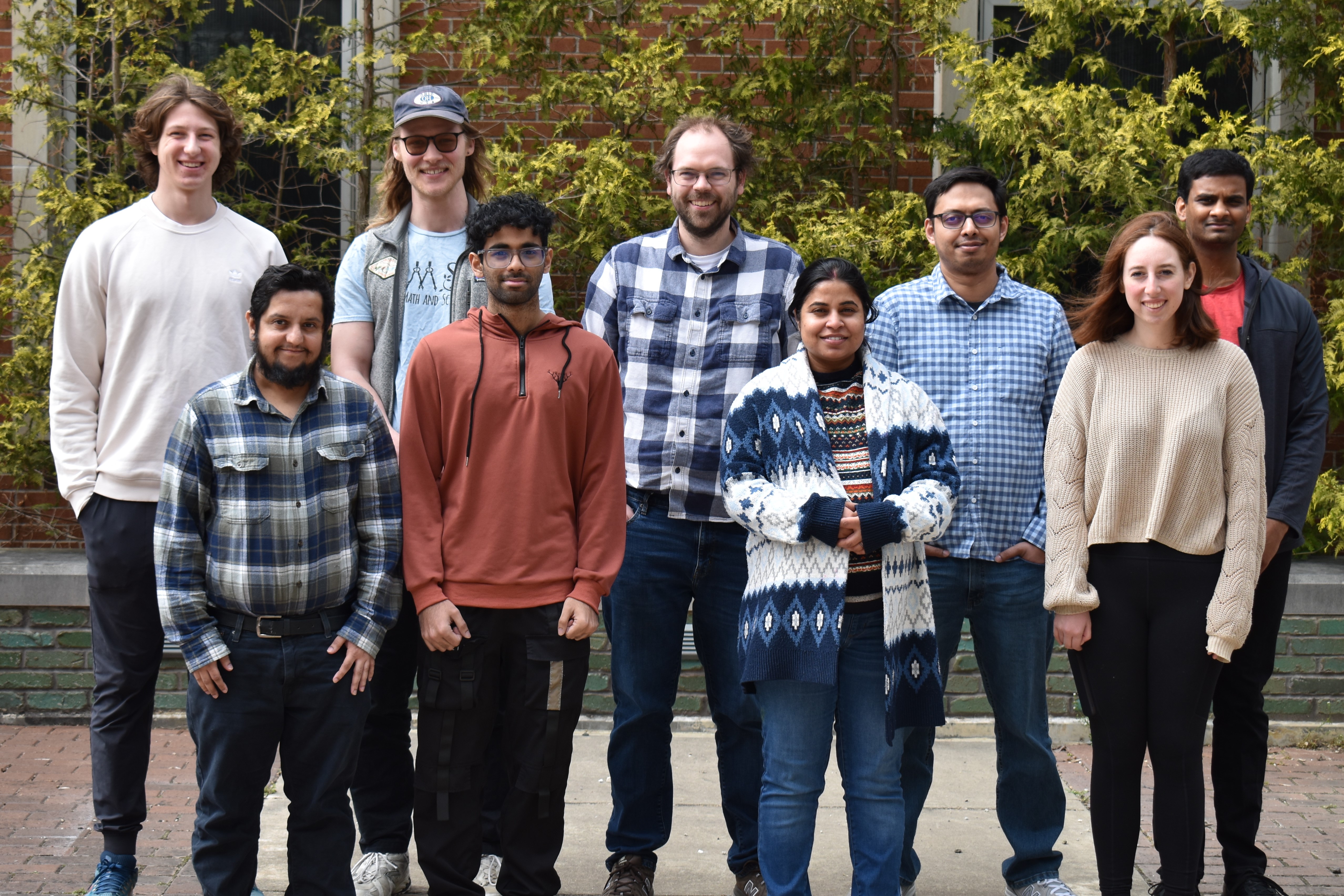 Group picture with members of Vermaas' lab.