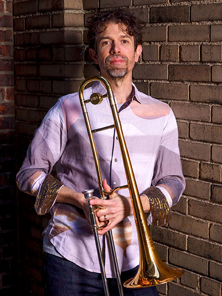 Ryan Keberle, renowned jazz trombonist and leader of Catharsis, is known for his lyrical melodies and collaborations with legends like David Bowie and Wynton Marsalis.