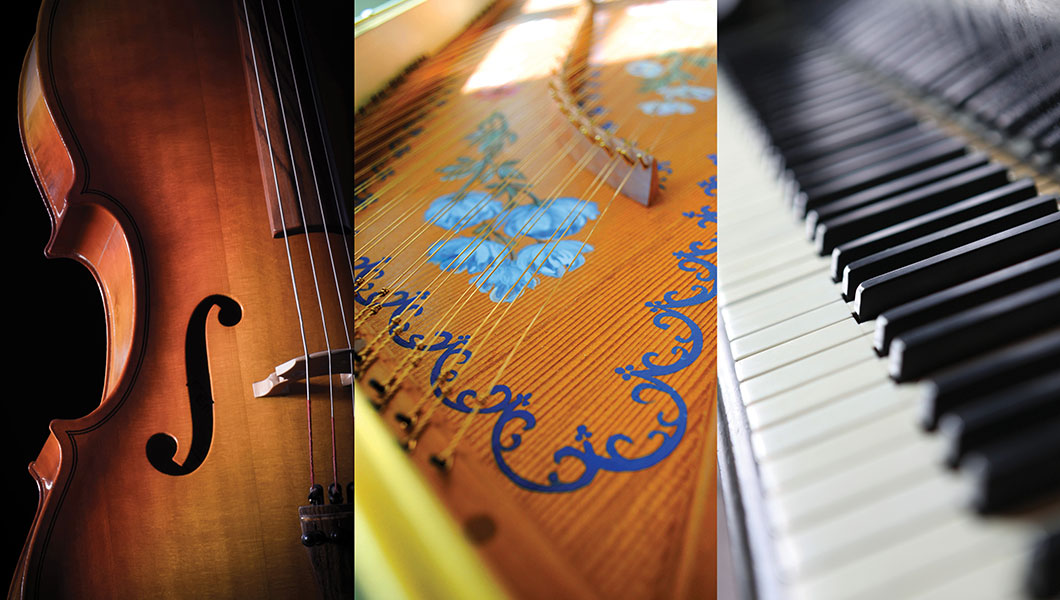 string, harpsichord, and piano