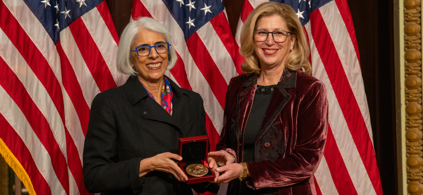 National Medal of Science awarded to oncofertility innovator, MSU Research Foundation Professor Teresa Woodruff | MSUToday