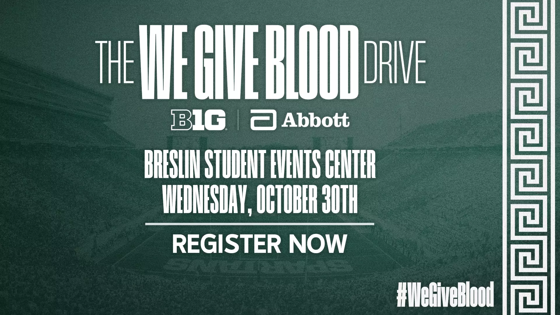 The We Give Blood drive