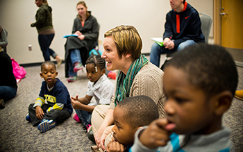 Karen Salvador is working with MSU’s early childhood music education program