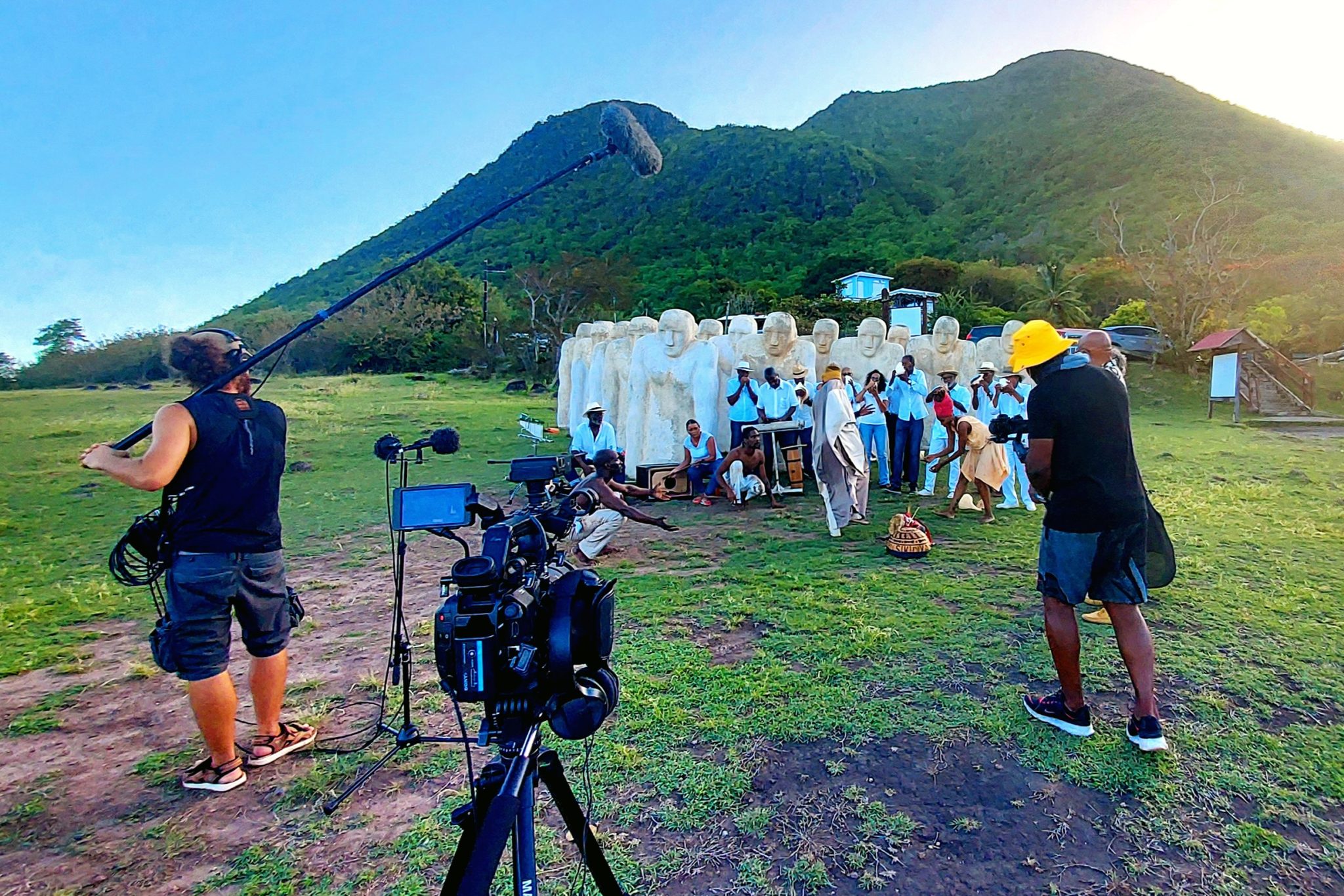 The filming of “Chœurs Atlantiques | Tales from the Atlantic Beyond,”