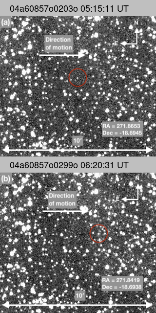 The discovery Images of 3I/ATLAS