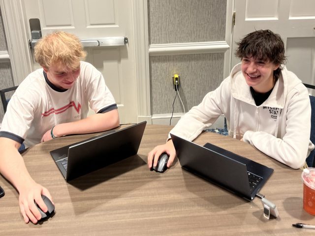 two MSU debates members