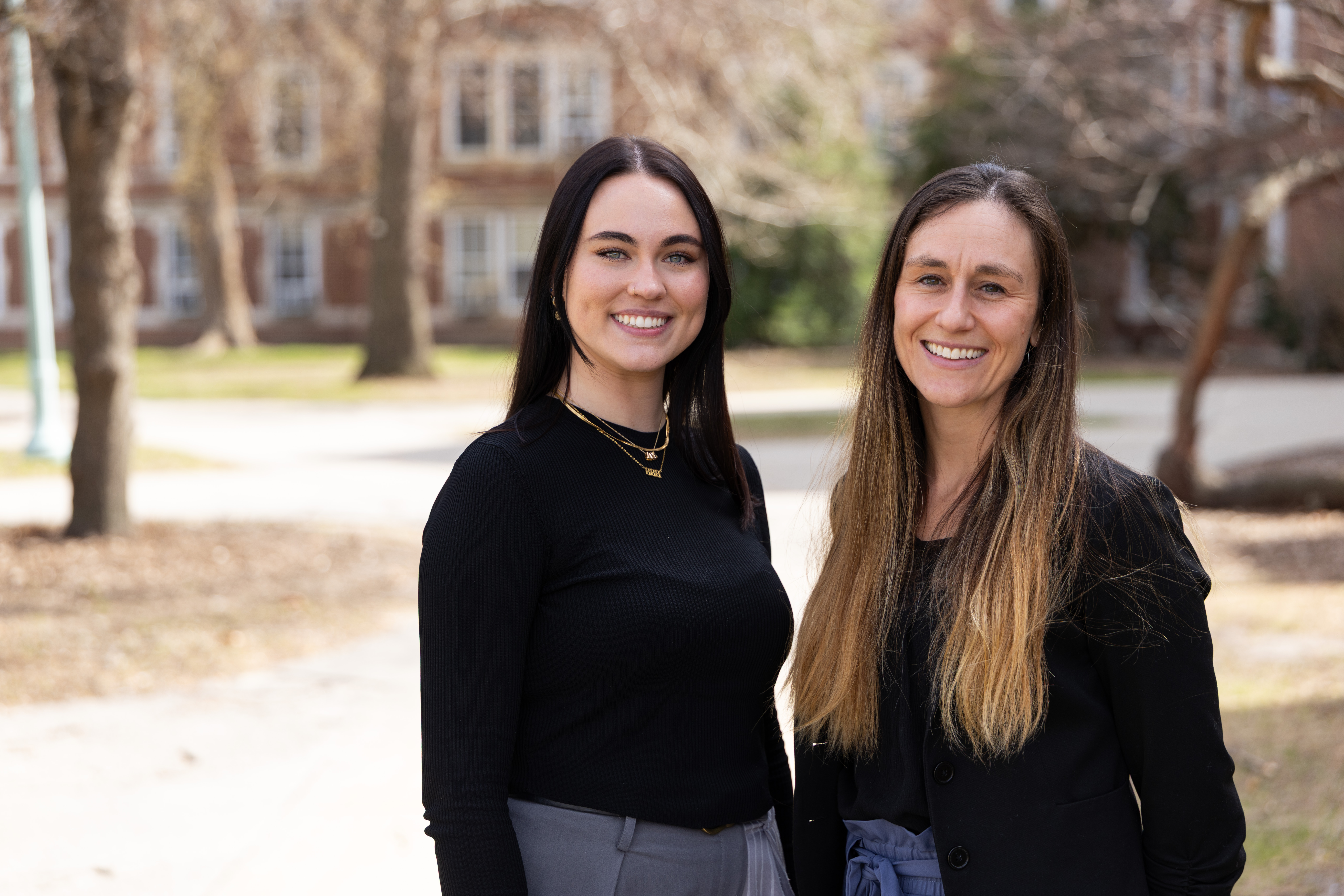 Alexis VanBaarle and Dr. Carolyn Isaac