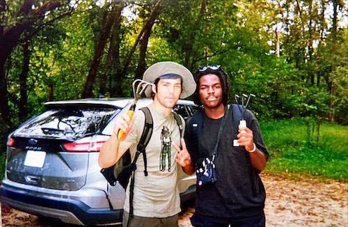 Jud VanWyk (left) and Alassane Sow (right) both with the Bonito Lab.
