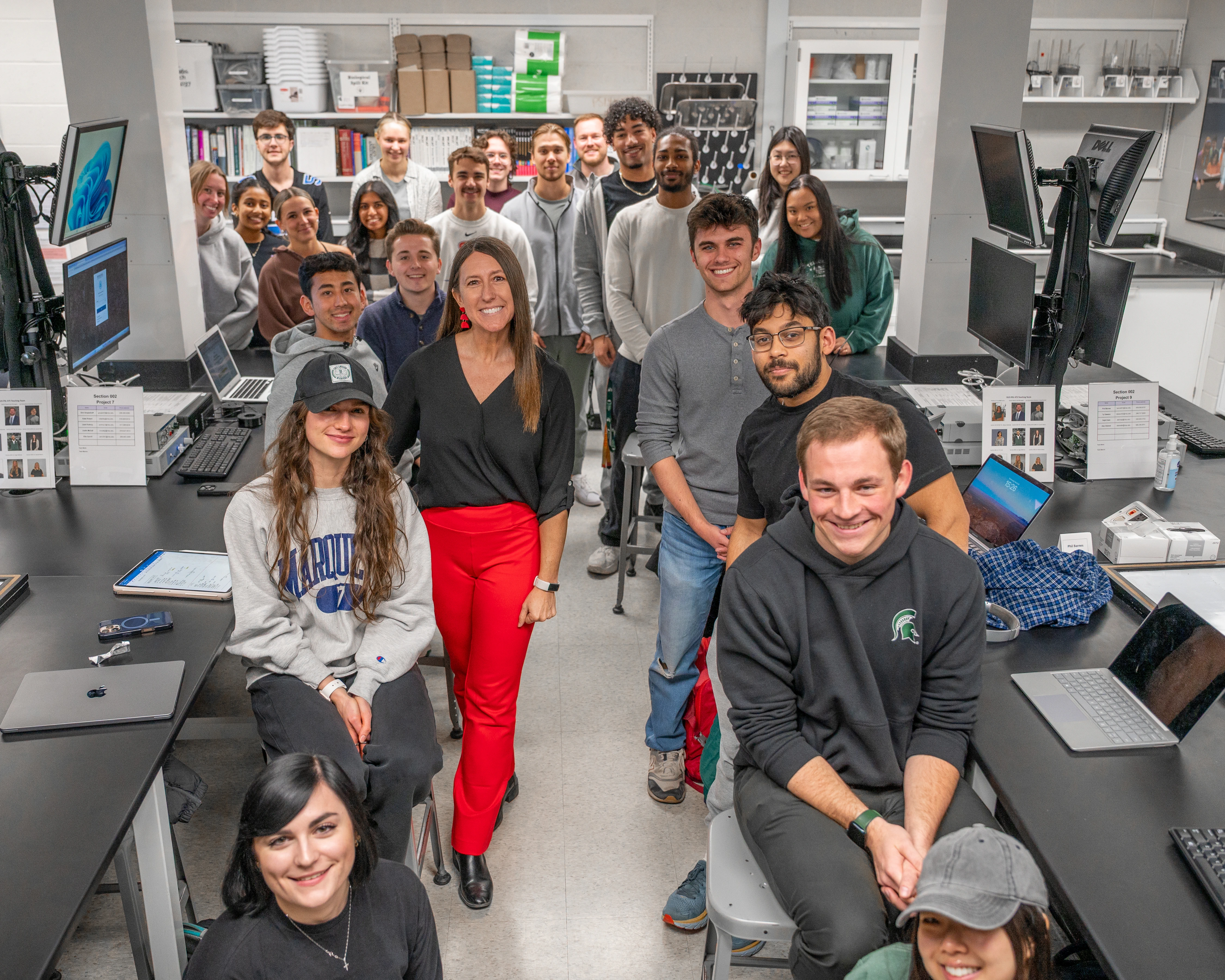 The classroom of Erica Wehrwein