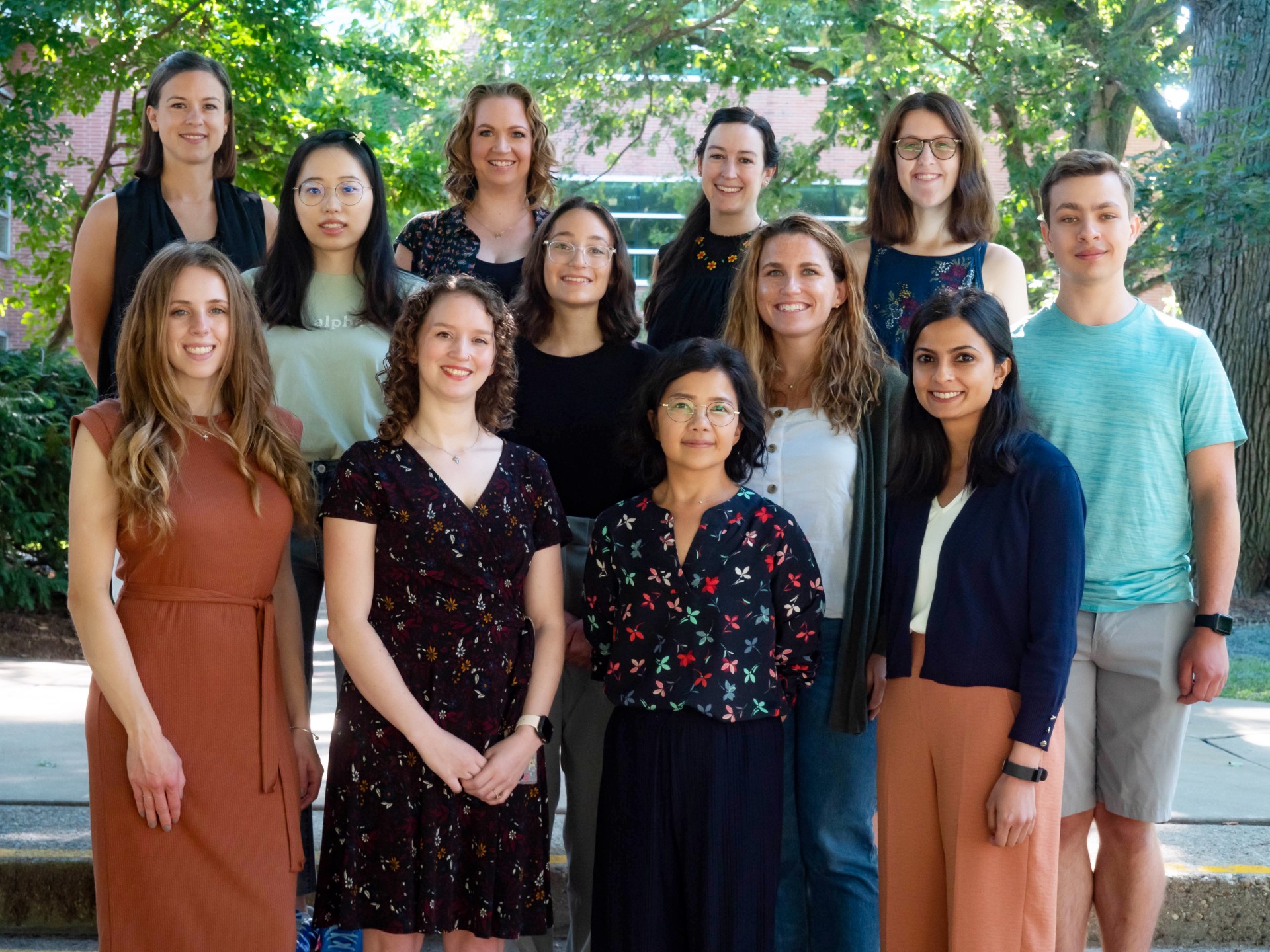 Adrea Truckenmiller (top left) is pictured with members of the team that helped develop the Writing Architect instructional tool.Image courtesy of 
